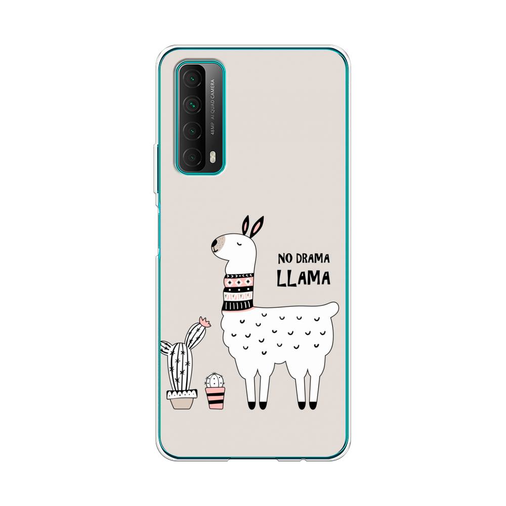 

Чехол Awog на Huawei P Smart 2021 "No drama LLama", Разноцветный, 6104750-2