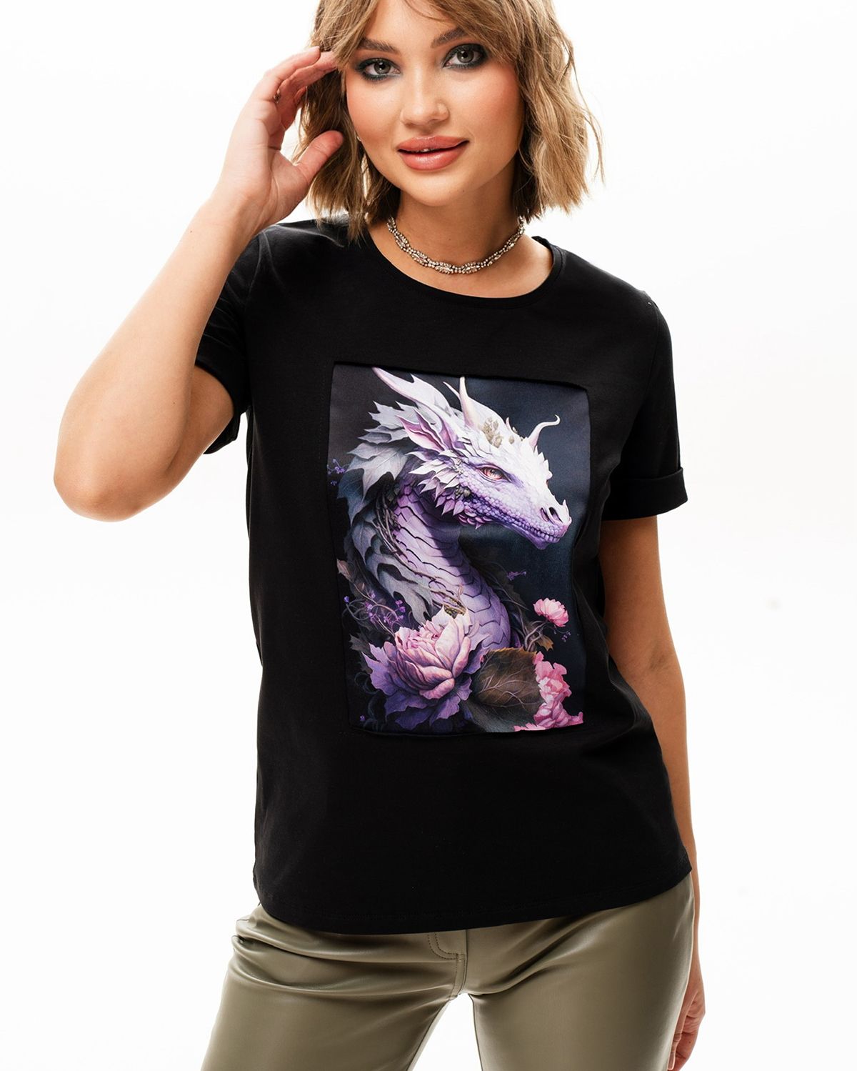 

Футболка женская SAHAR Art lab OFSK черная 3XL, Черный, OFSK