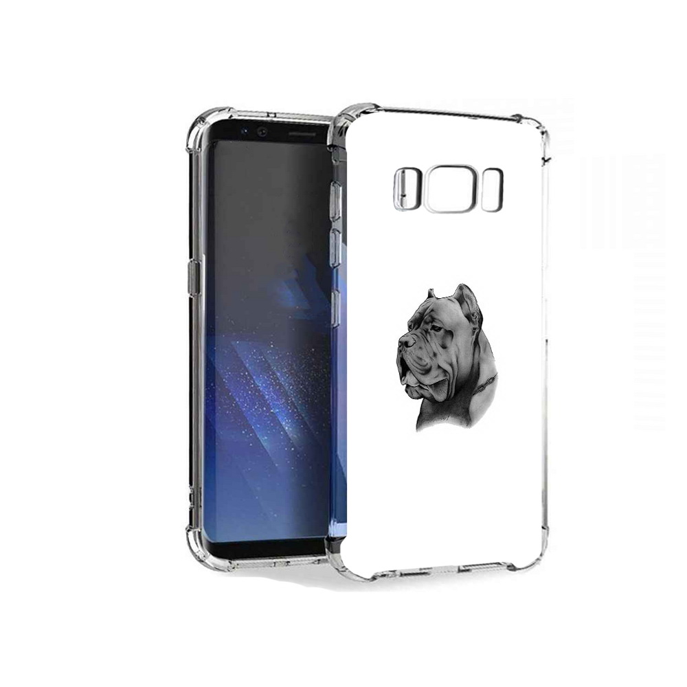 

Чехол MyPads Tocco для Samsung Galaxy S8+ грозный бульдог, Tocco