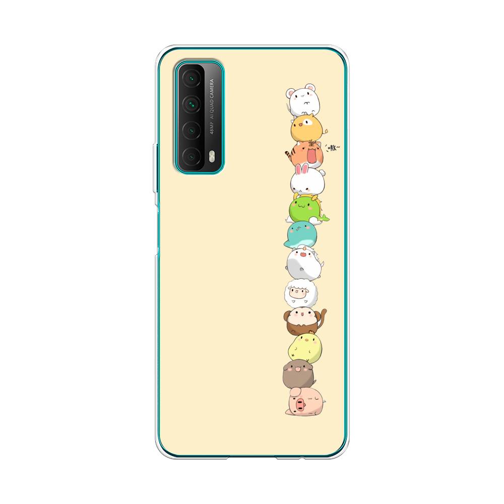 

Чехол Awog на Huawei P Smart 2021 "Питомцы Чиби", Разноцветный, 6104750-2