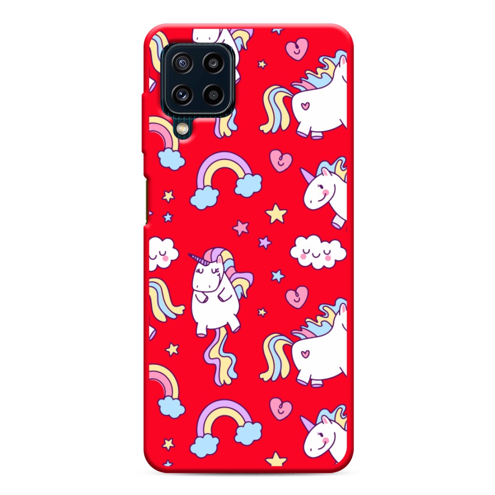 

Матовый силиконовый чехол "Sweet unicorns dreams" на Samsung Galaxy M32, Sweet unicorns dreams