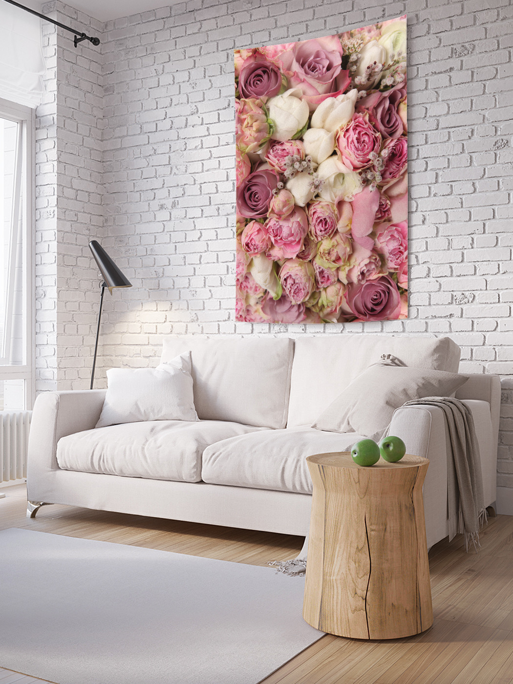

Вертикальное фотопанно на стену JoyArty Розовый букет 100x150 см, Розовый букет