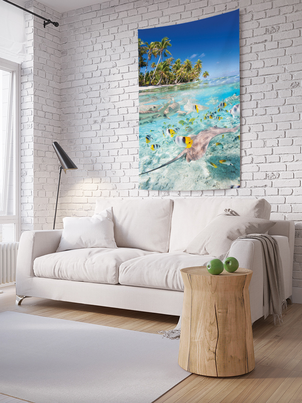 

Вертикальное фотопанно на стену JoyArty Рыбы под берегом 100x150 см, Рыбы под берегом