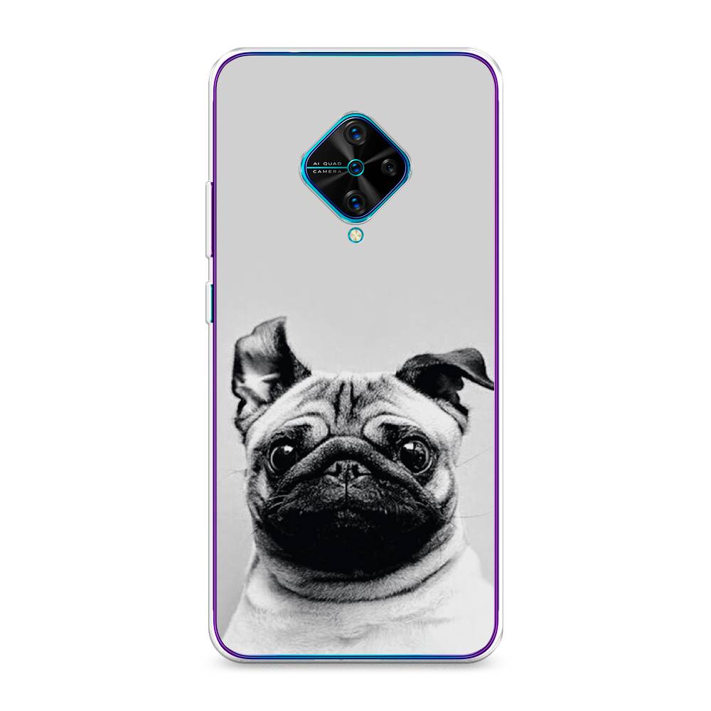 

Чехол Awog на Vivo Y9s "Ушастый мопс", Разноцветный, 262450-1
