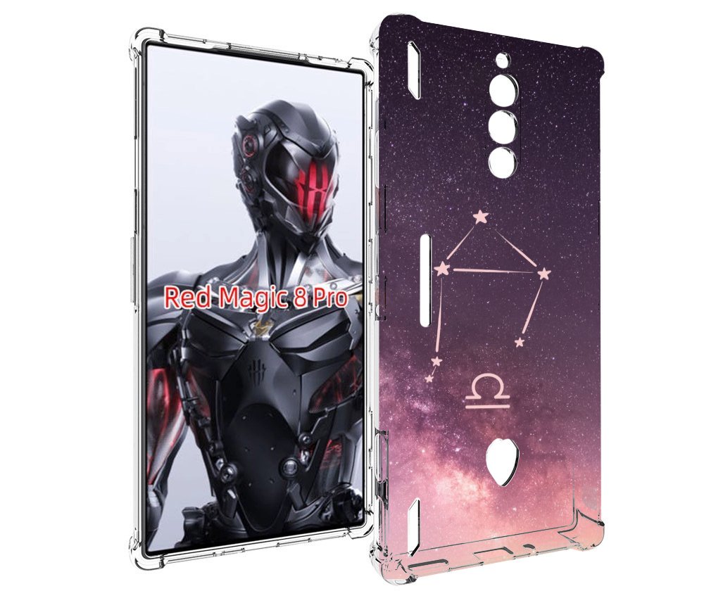 Чехол MyPads знак зодиака весы 4 для ZTE Nubia Red Magic 8 Pro / Red Magic 8 Pro Plus