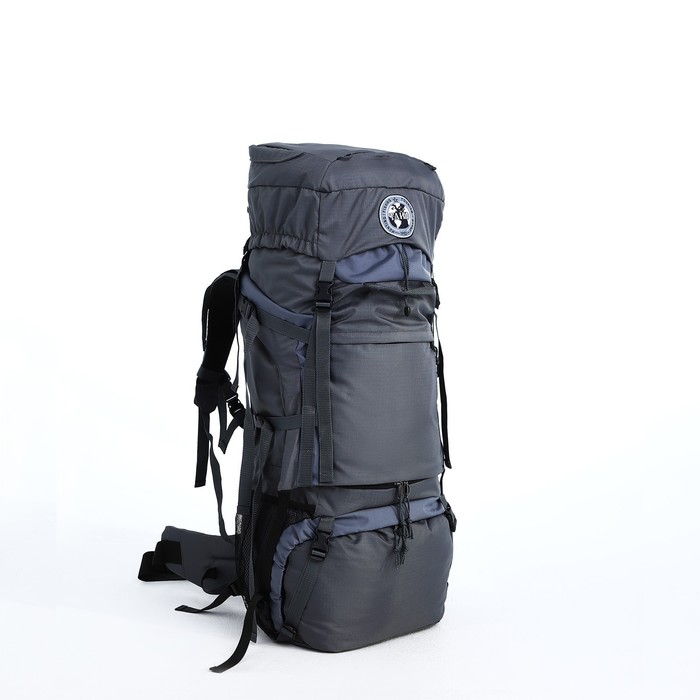 Рюкзак Taif туристический, 80 л, отдел на шнурке, 2 наружных кармана, цвет серый 10082892