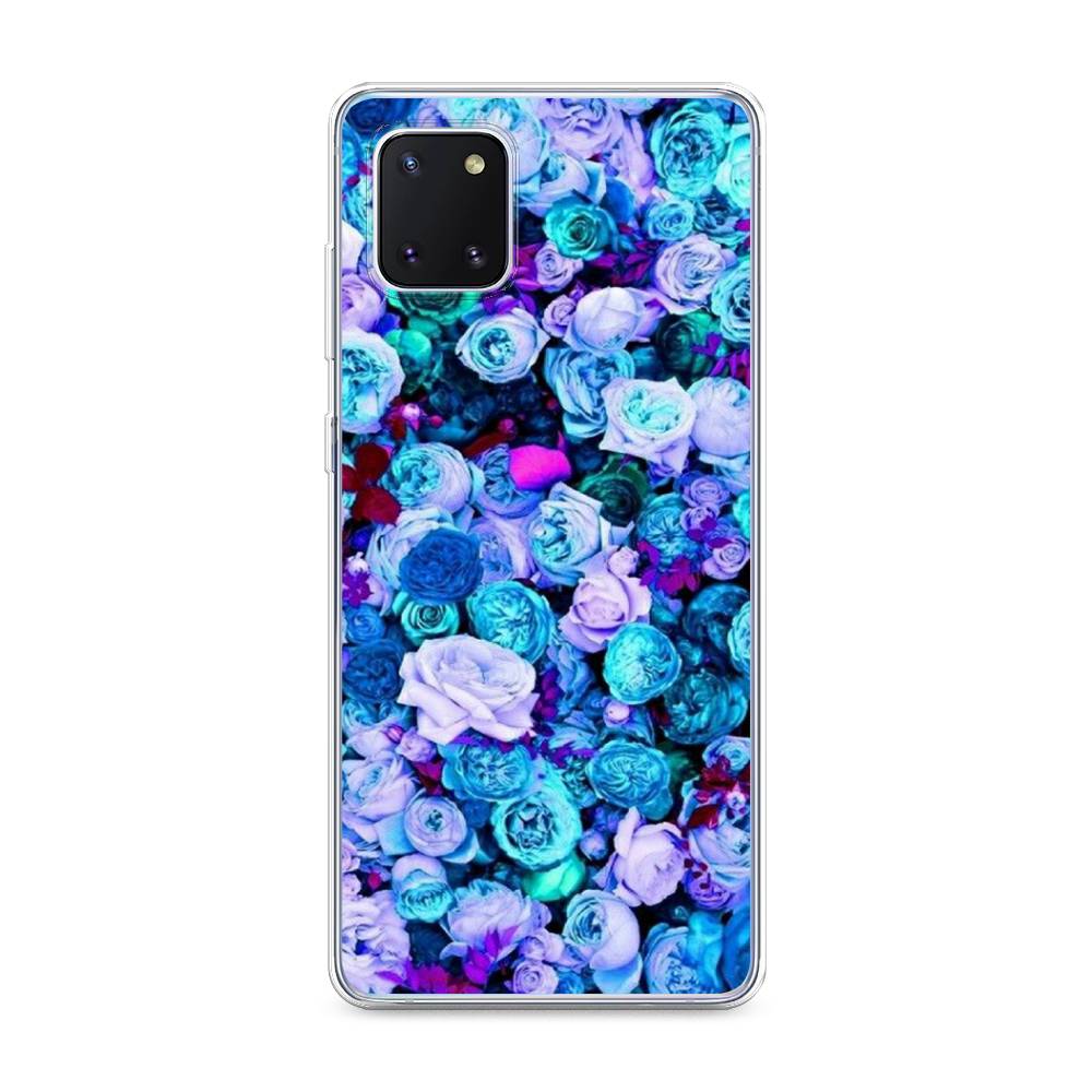 

Чехол на Samsung Galaxy Note 10 Lite "Цветочный ковер", Фиолетовый, 29150-2