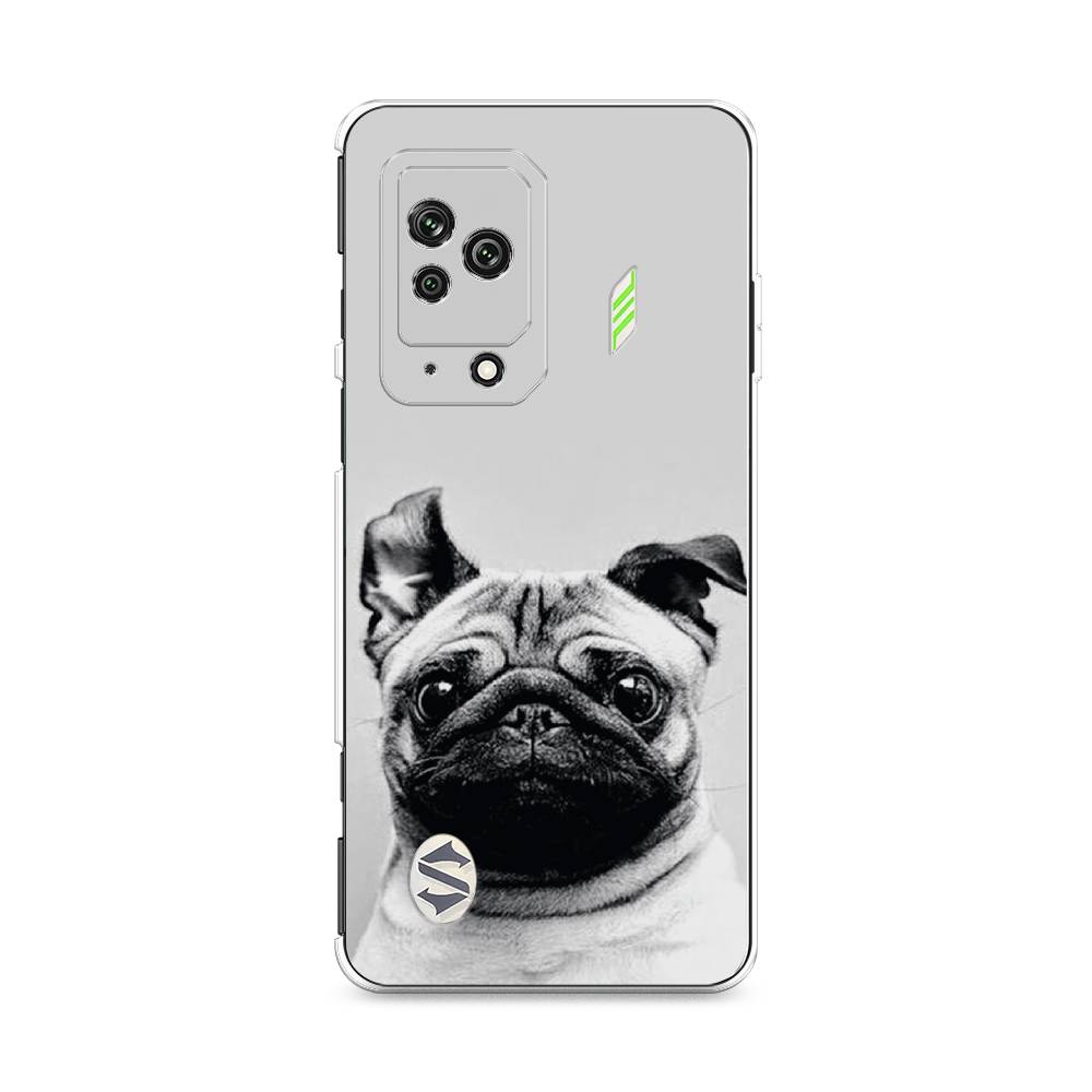 

Чехол Awog на Xiaomi Black Shark 5 "Ушастый мопс", Разноцветный, 314050-1