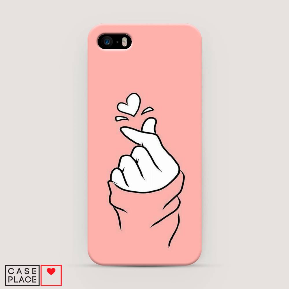 

Пластиковый чехол "Любовь-щелк" на Apple iPhone 5, 10320-5