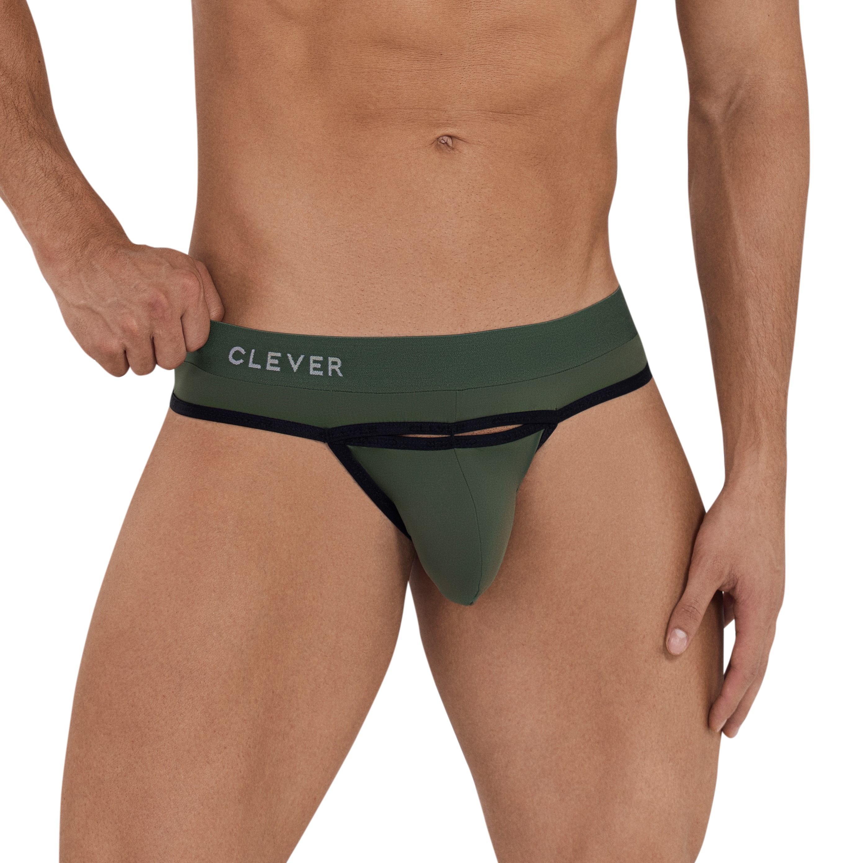 

Мужские трусы стринги Clever Celestial Thong хаки 114710 L, Зеленый, 1147