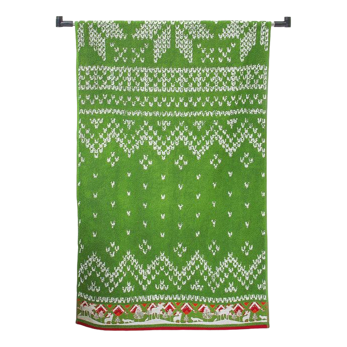 

Полотенце ДМ-Люкс Norway 70x130 см махровое зеленое
