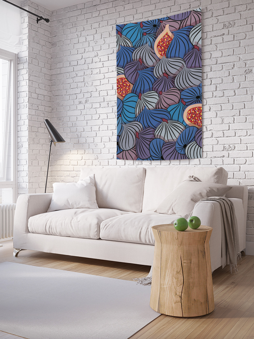 

Вертикальное фотопанно на стену JoyArty Сочный инжир 150x200 см, Сочный инжир