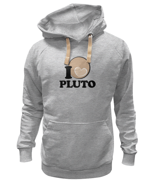 

Толстовка унисекс Printio Плутон (pluto) серая XS, Серый, Плутон (pluto)