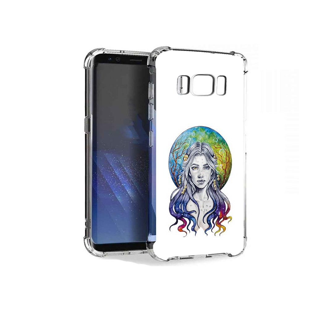 

Чехол MyPads Tocco для Samsung Galaxy S8+ девушка с красивыми волосами, Tocco