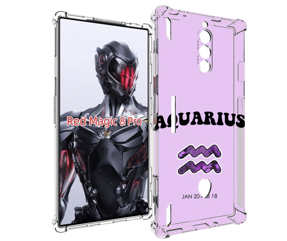 

Чехол MyPads знак зодиака водолей 4 для ZTE Nubia Red Magic 8 Pro / Red Magic 8 Pro Plus, Tocco