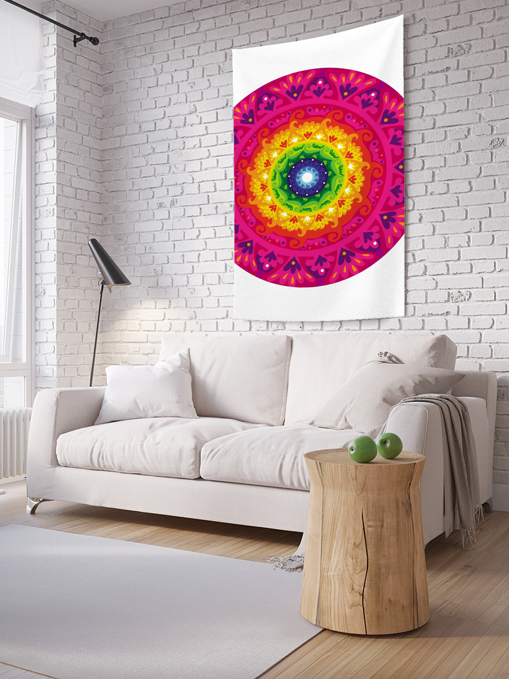 

Вертикальное фотопанно на стену JoyArty Цвета чакр 150x200 см, Цвета чакр