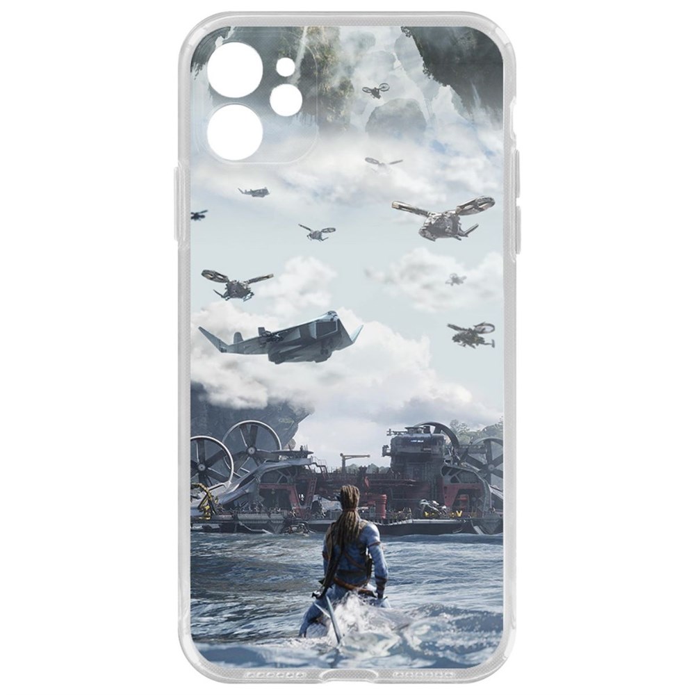 

Чехол-накладка кейс Аватар - Битва с RDA для iPhone 11 с защитой камеры