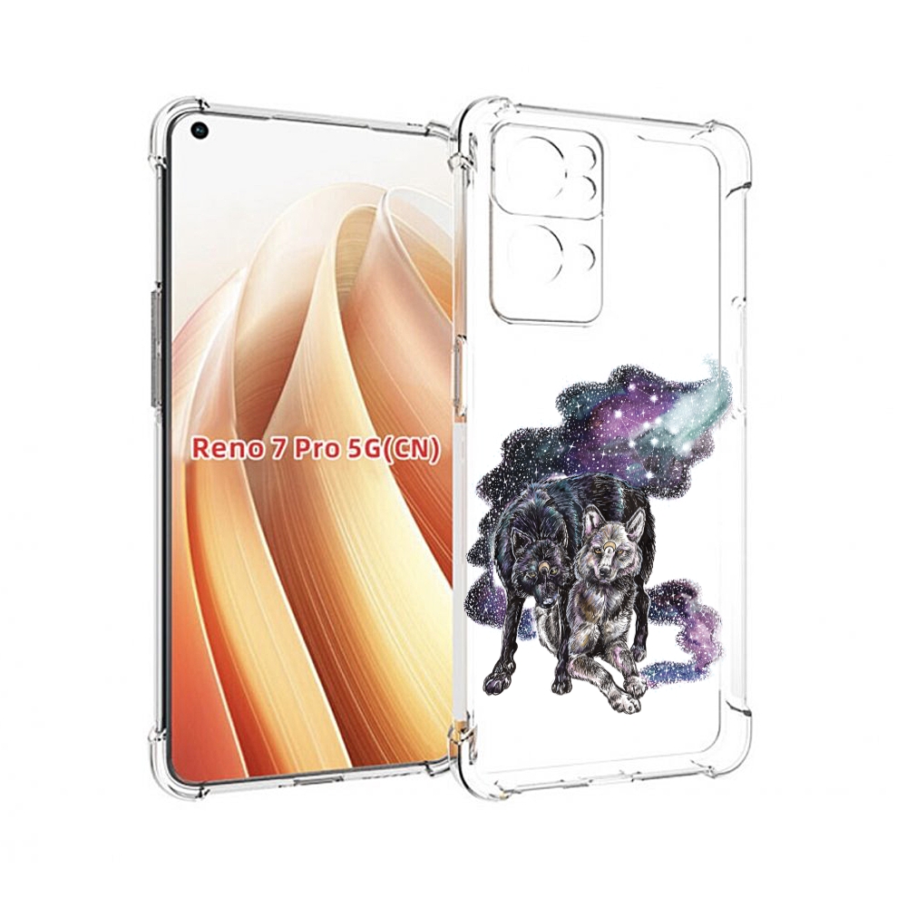 

Чехол MyPads звездные волки для OPPO Reno7 Pro 5G, Прозрачный, Tocco