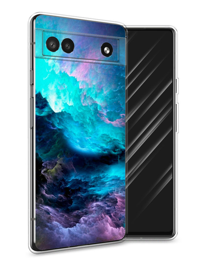 

Чехол Awog на Google Pixel 6A "Бирюзовое небо", Разноцветный, 271150-4