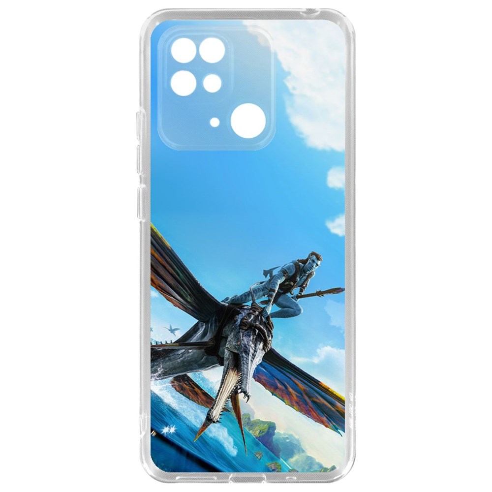

Чехол-накладка кейс Аватар - Джейк на скимвинге для Xiaomi Redmi 10C