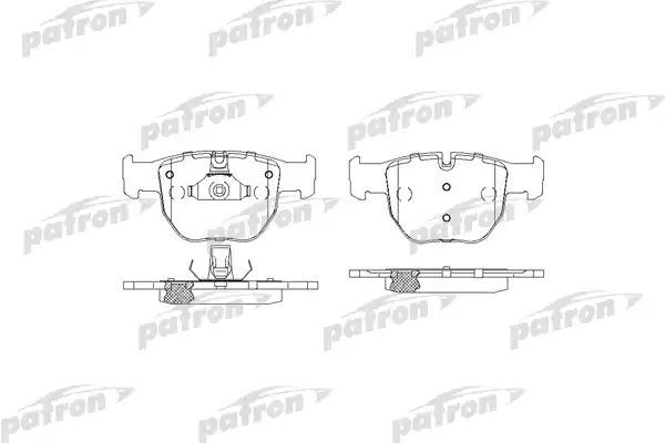 фото Колодки тормозные дисковые передн landrover, range rover 2/2002-0 patron