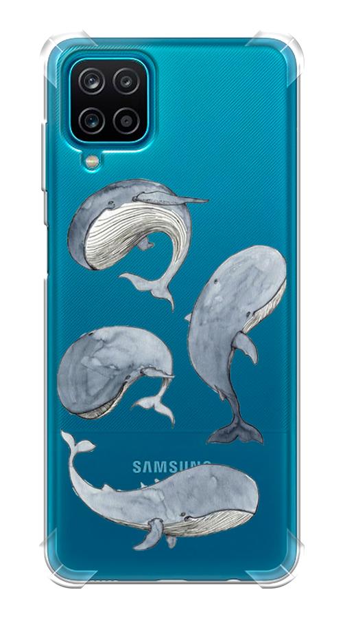 

Чехол Awog на Samsung Galaxy M12 / Самсунг M12 "Киты", Разноцветный, 2102651-1