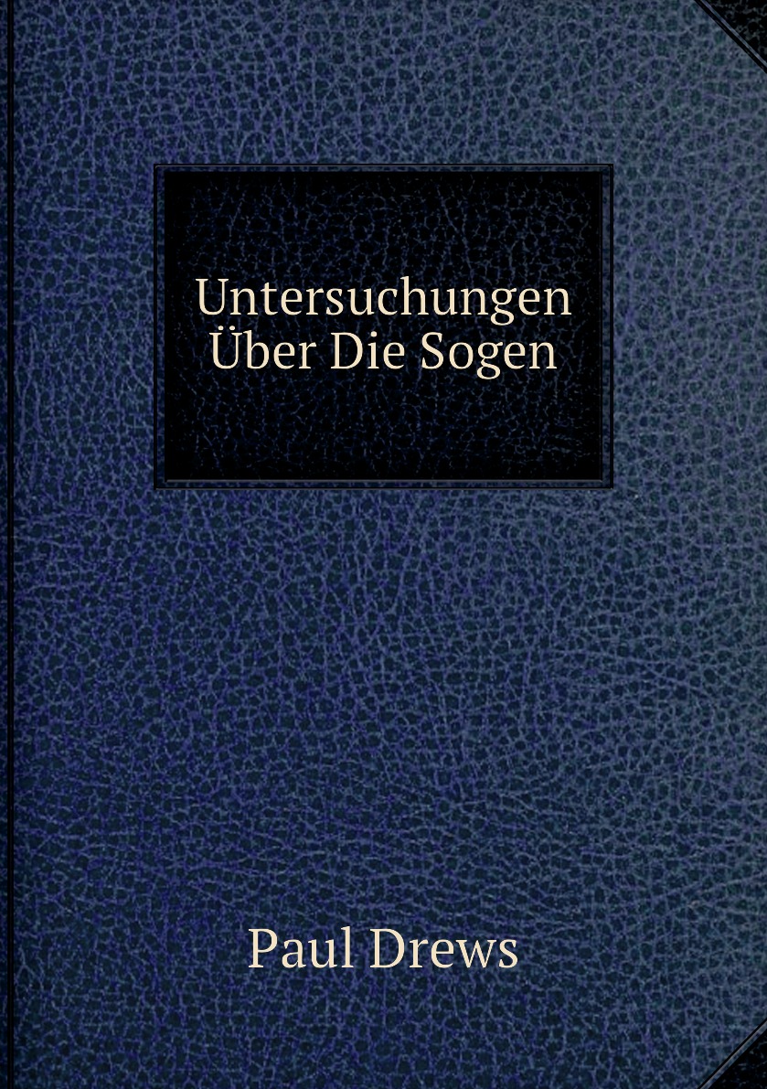 

Untersuchungen Uber Die Sogen