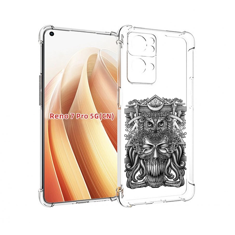 

Чехол MyPads зубастая сова для OPPO Reno7 Pro 5G, Прозрачный, Tocco