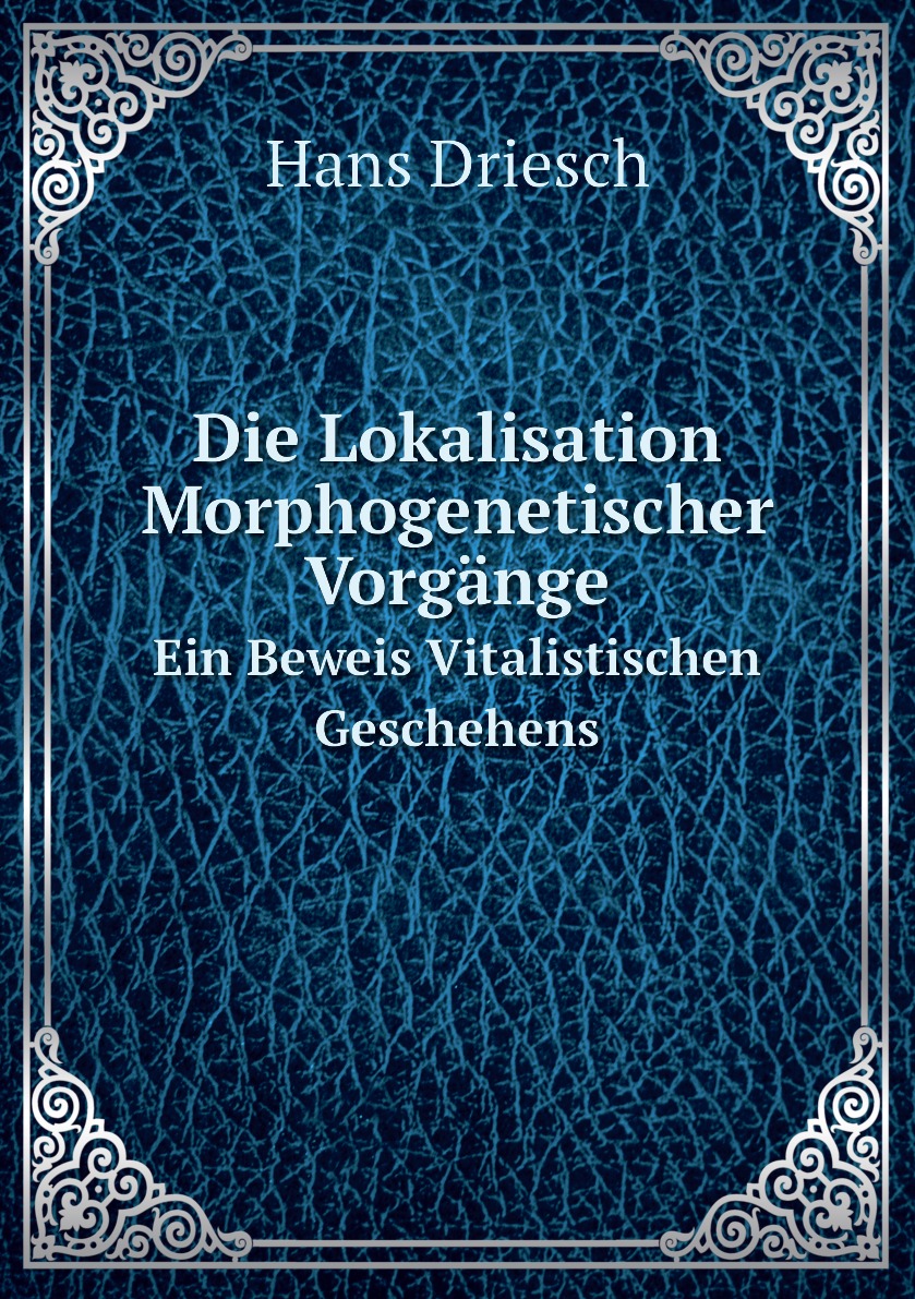 

Die Lokalisation Morphogenetischer Vorgange