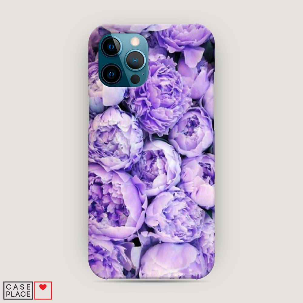 

Пластиковый чехол "Пионы сиреневые" на Apple iPhone 12 Pro Max, 12720-6