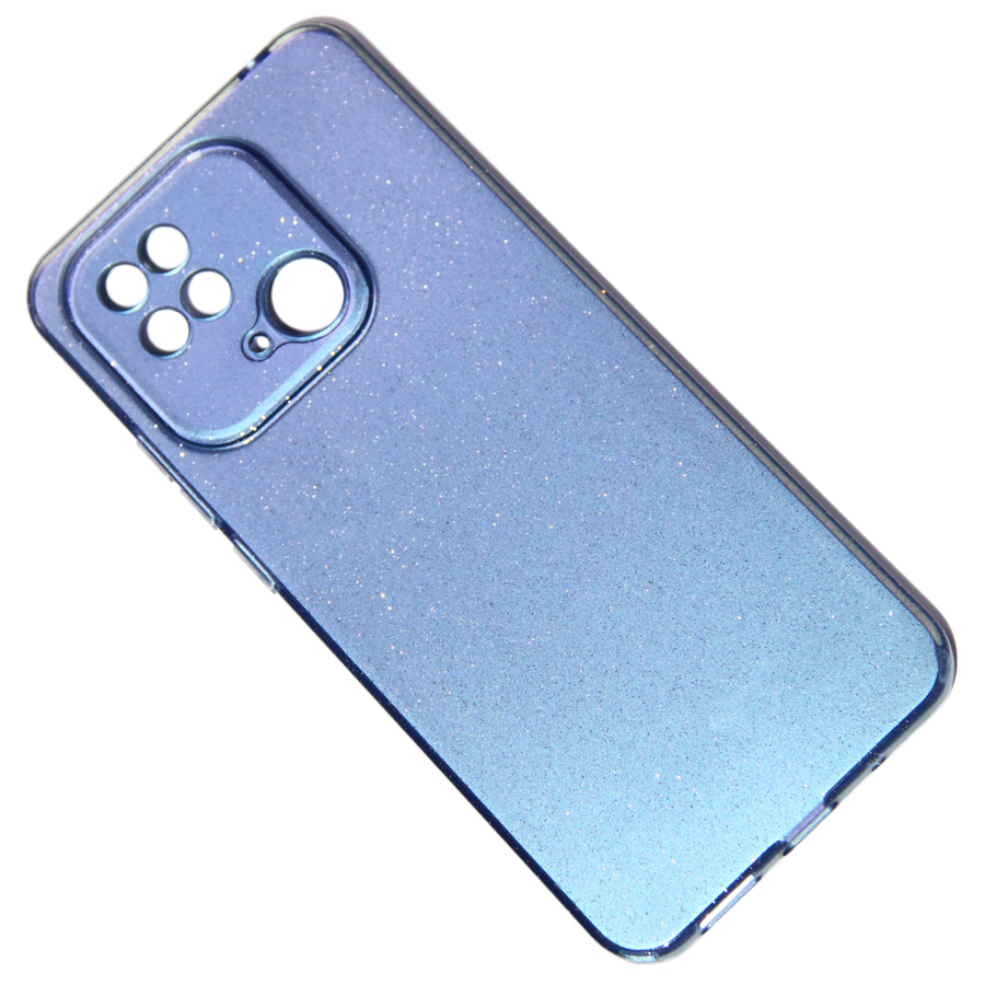 

Чехол для Xiaomi Redmi 10C (220333QNY) силиконовый с блестками 3 <светло-голубой>