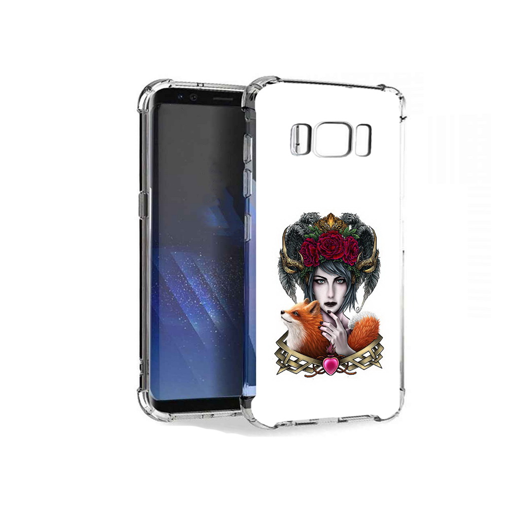 

Чехол MyPads Tocco для Samsung Galaxy S8+ девушка с лисой, Tocco