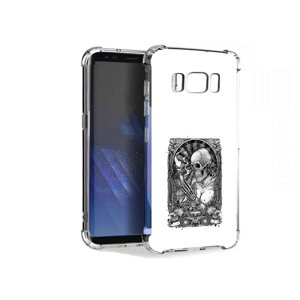 

Чехол MyPads Tocco для Samsung Galaxy S8+ девушка скелет, Tocco