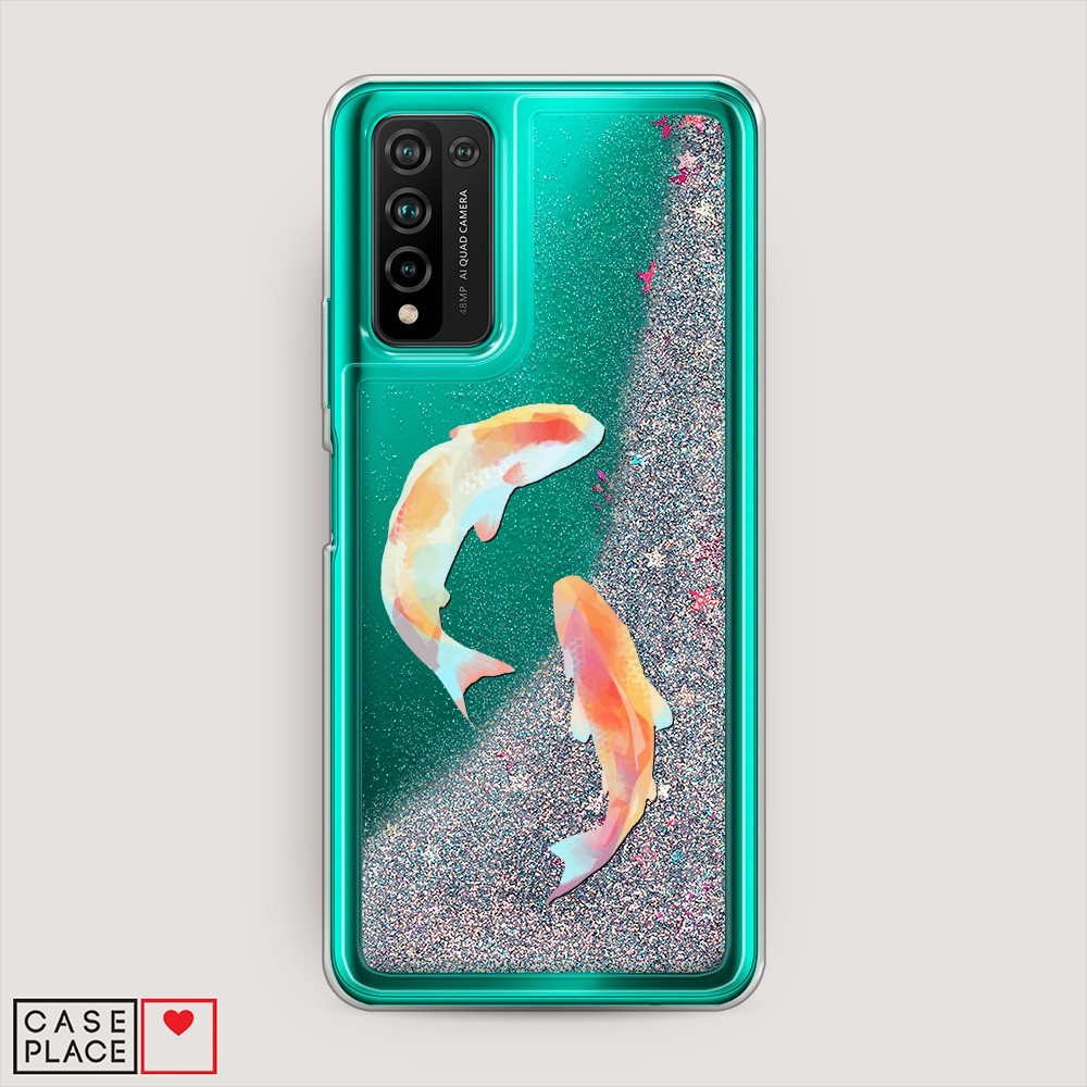 

Чехол Awog на Honor 10X Lite "Акварельные карпы", Разноцветный, 6104691-1