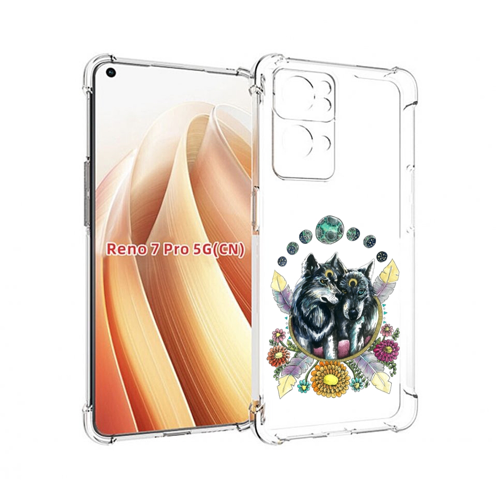 

Чехол MyPads красивые волки абстракция для OPPO Reno7 Pro 5G, Прозрачный, Tocco