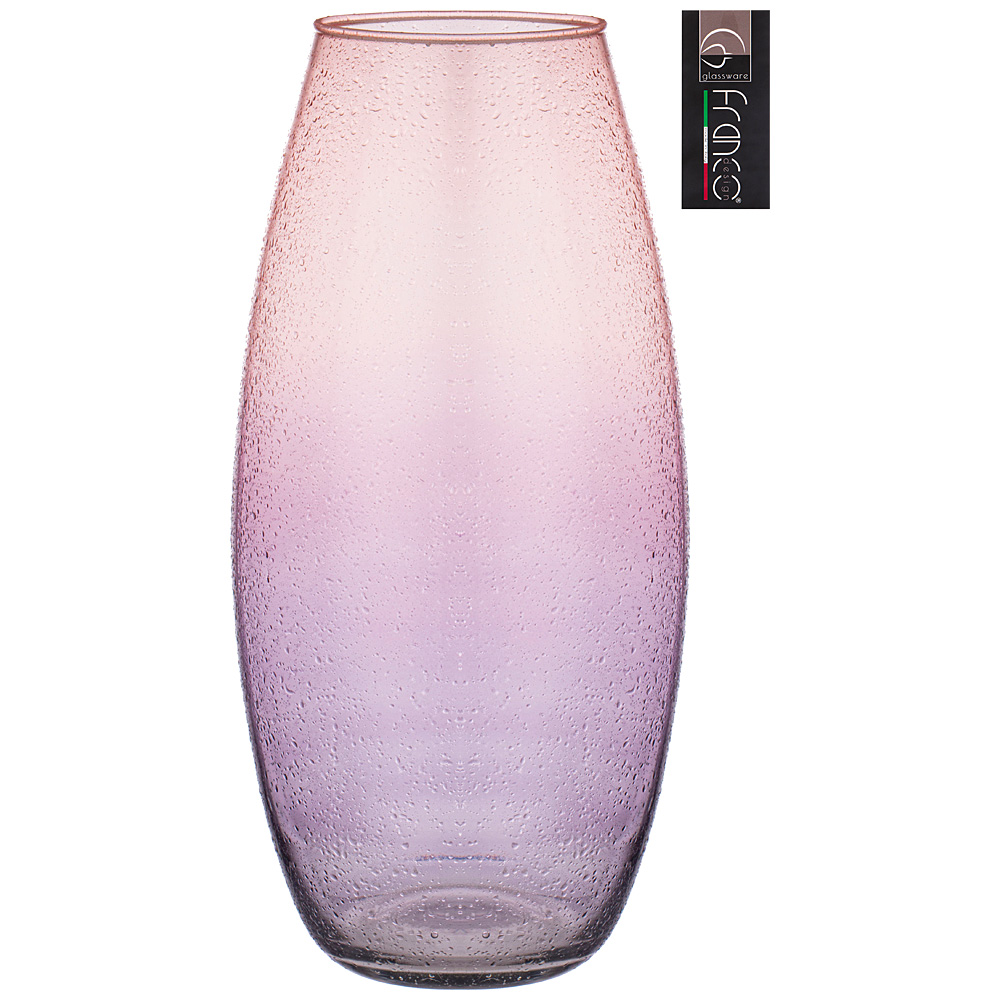 

Ваза Franco Amarrilys violet pink drops 37 см