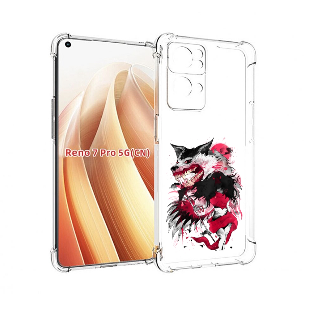

Чехол MyPads красная шапочка для OPPO Reno7 Pro 5G, Прозрачный, Tocco