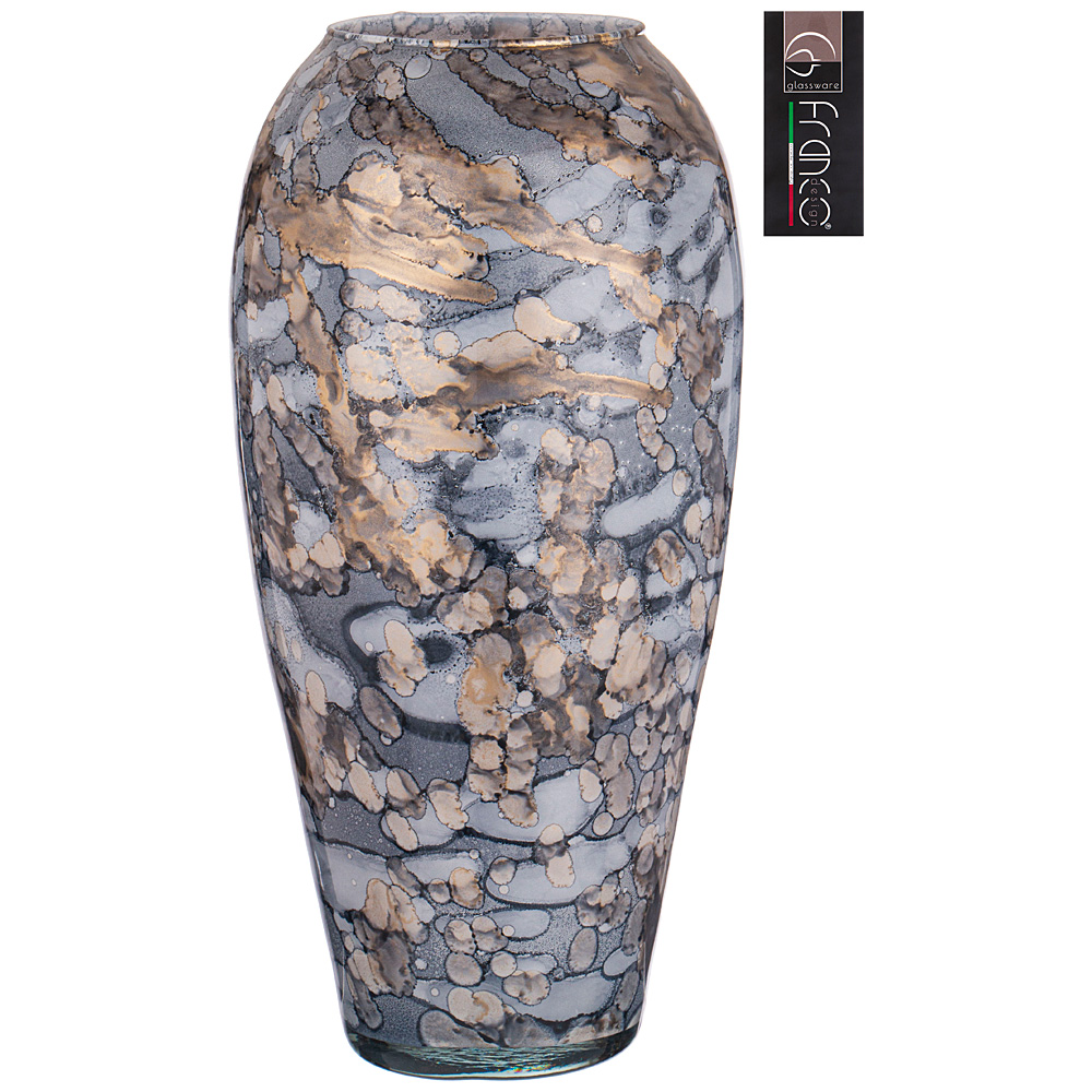 Ваза Franco Fidelis aurora black 37 см