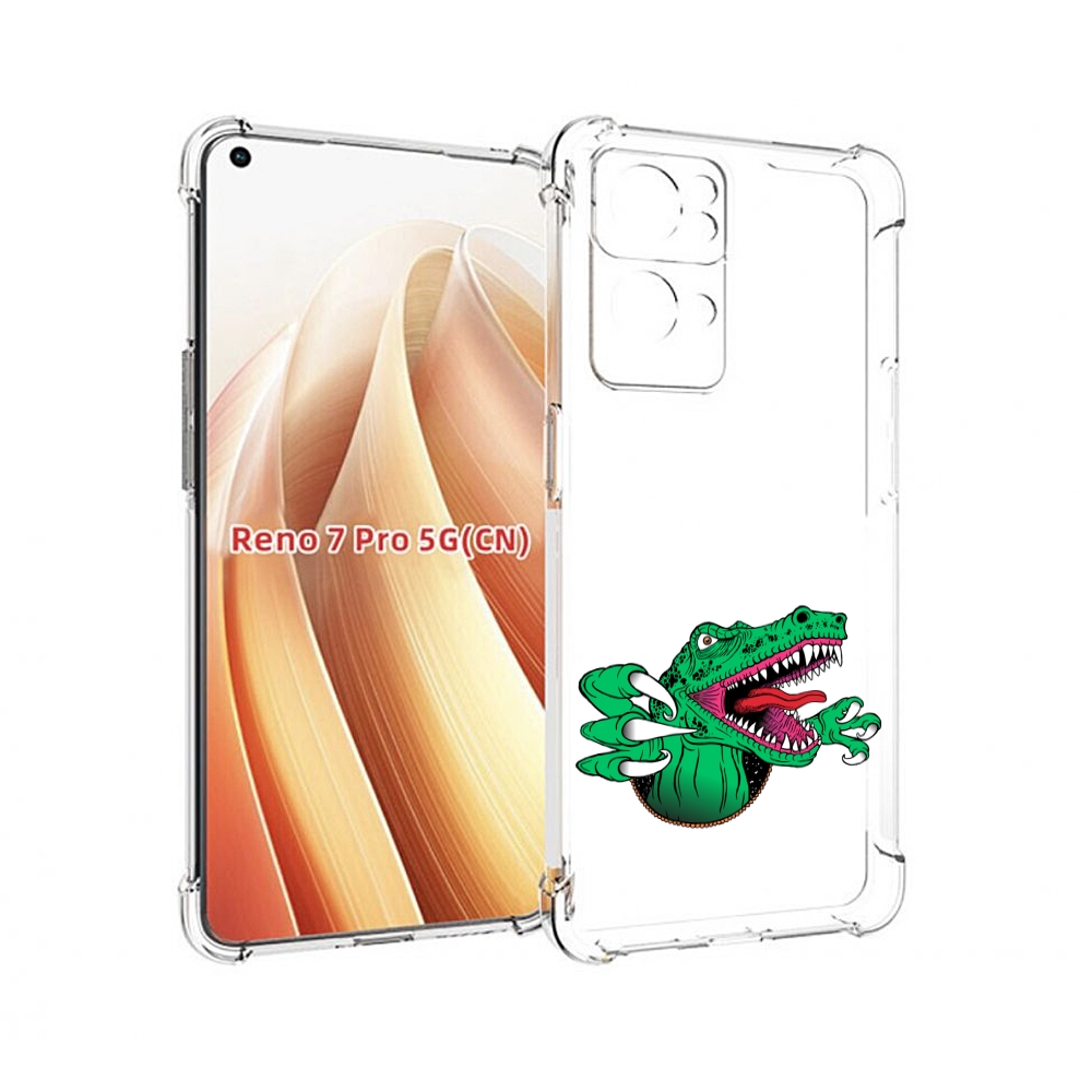 

Чехол MyPads крокодил для OPPO Reno7 Pro 5G, Прозрачный, Tocco