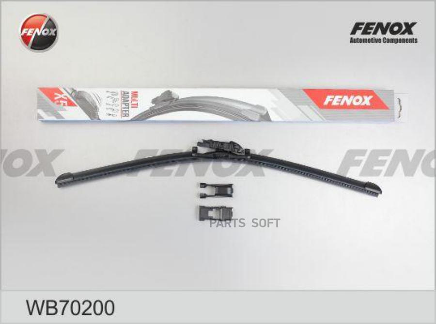 

Щетка С/О Fenox Wb70200 700 Мм (28); Бескаркас. Крепление: 5 В 1 (Hook 9х3/Pinch Tab/Push