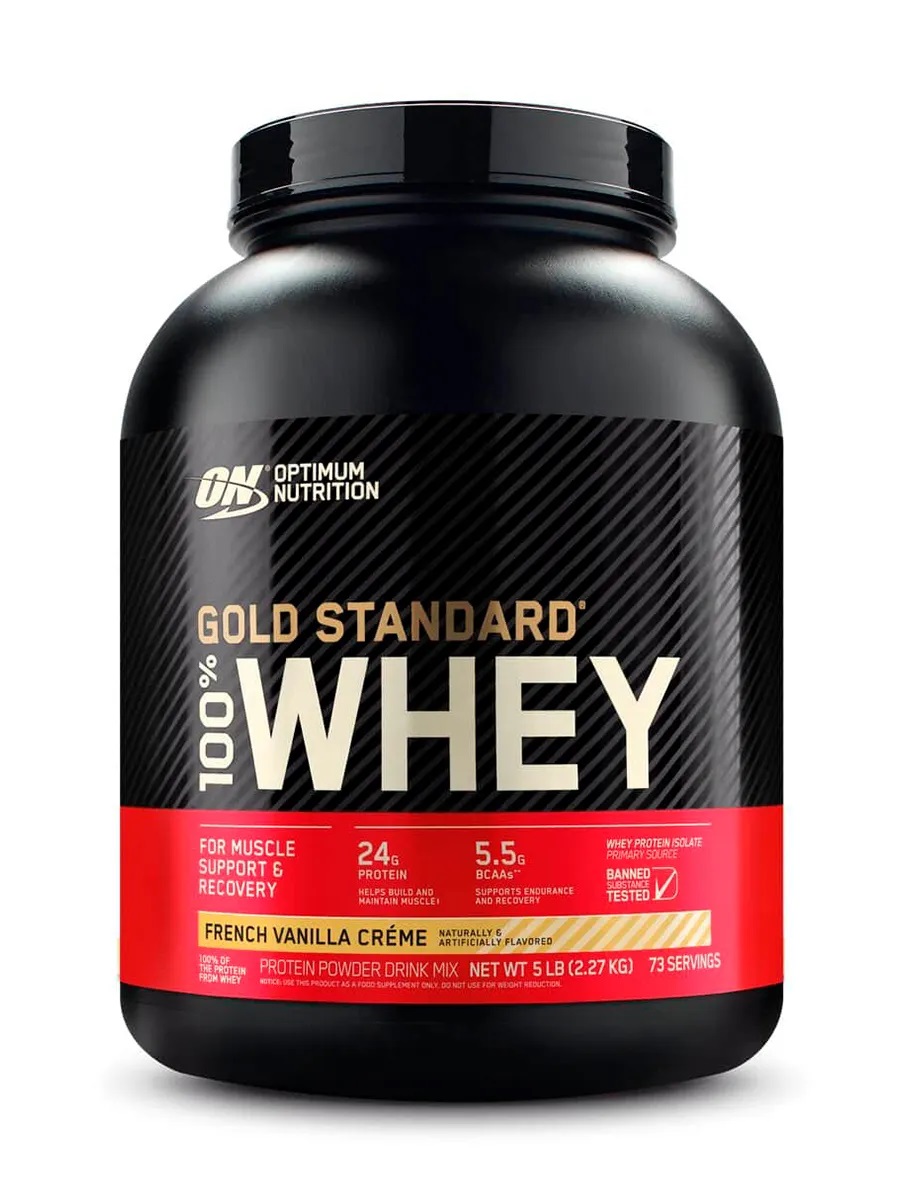 фото Протеин optimum nutrition 100% whey gold standard, 2270 г, french vanille creme
