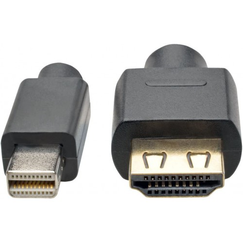 

Переходник KS-IS mDP - HDMI вилка-вилка 1.8м (KS-751-1.8) черный, Кабель-переходник 4K miniDP M в HDMI M KS-is активный 1.8м