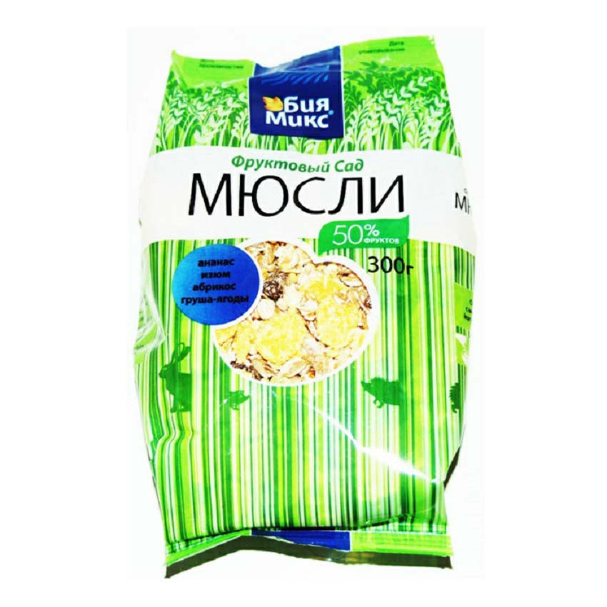 

Мюсли Бия Микс Фруктовый Сад 300 г