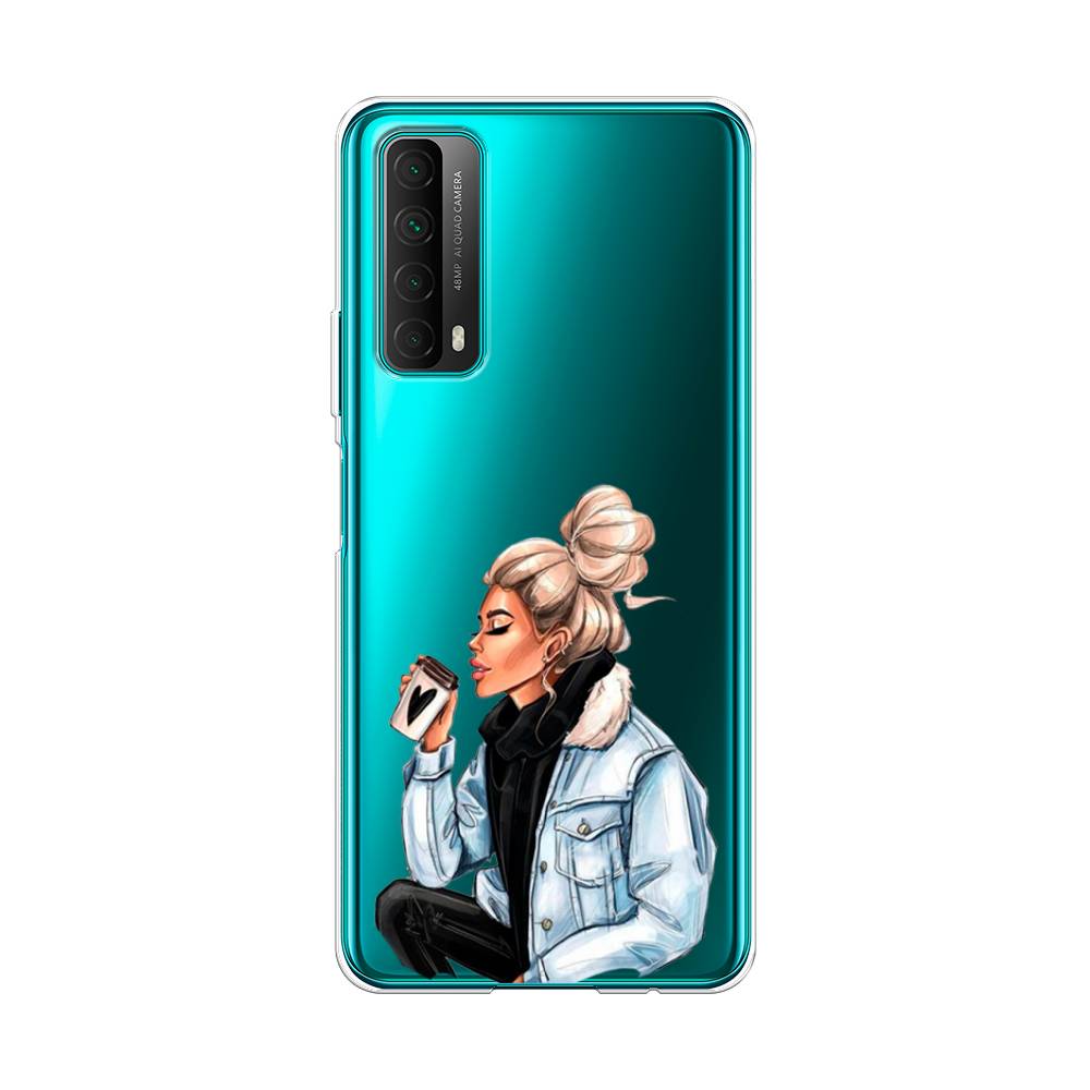 

Чехол Awog на Huawei P Smart 2021 "Cute girl", Разноцветный, 6104750-7