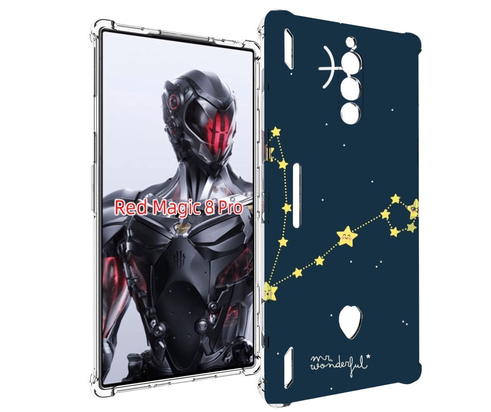 

Чехол MyPads знак зодиака рыбы 1 для ZTE Nubia Red Magic 8 Pro / Red Magic 8 Pro Plus, Tocco