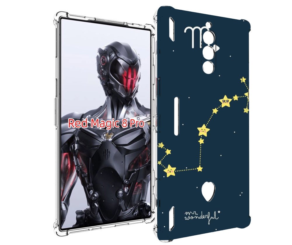 

Чехол MyPads знак зодиака скорпион 1 для ZTE Nubia Red Magic 8 Pro / Red Magic 8 Pro Plus, Tocco