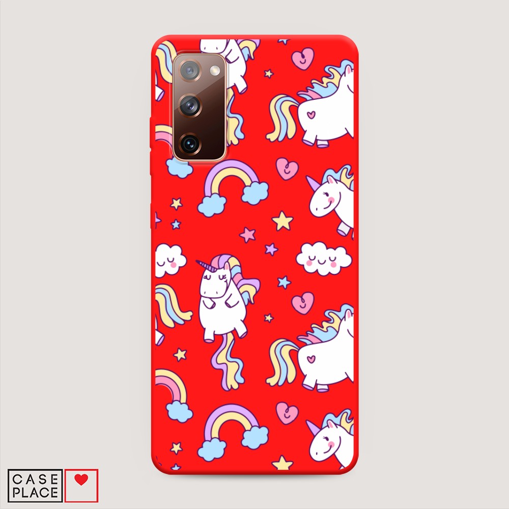 

Матовый силиконовый чехол "Sweet unicorns dreams" на Samsung Galaxy S20 FE, Sweet unicorns dreams