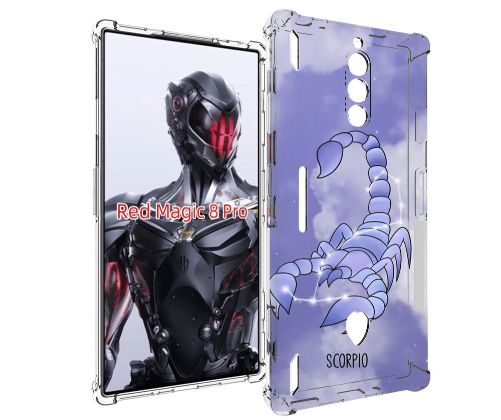 

Чехол MyPads знак зодиака скорпион 2 для ZTE Nubia Red Magic 8 Pro / Red Magic 8 Pro Plus, Tocco