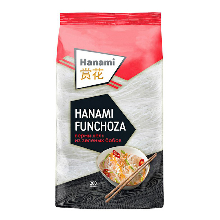 

Макаронные изделия Hanami Фунчоза из зеленых бобов 200 г