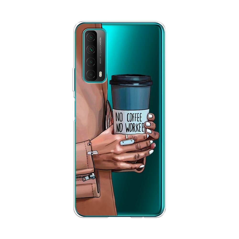 

Чехол Awog на Huawei P Smart 2021 "No coffee", Разноцветный, 6104750-7